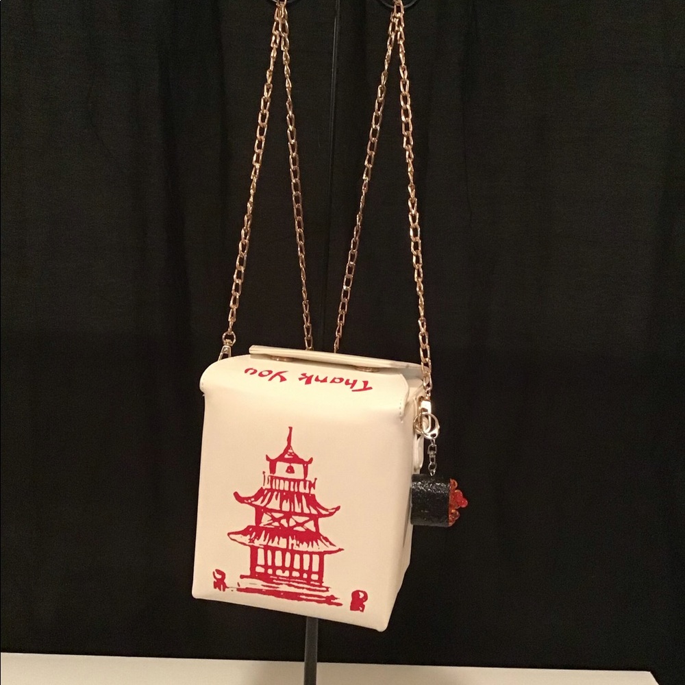Bam Forever Chinese Take Out Thank You Clutch & Crossbody Handbag.